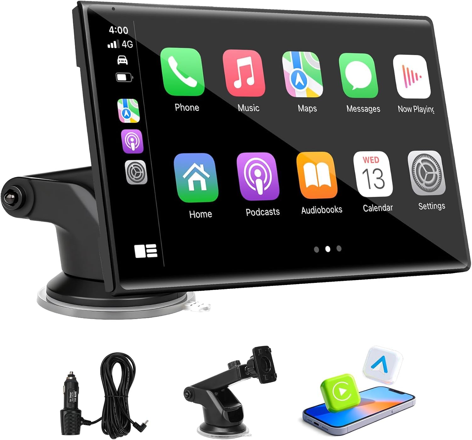 Amazon.com: 7 inch Carplay Screen for Car - Supports Wireless